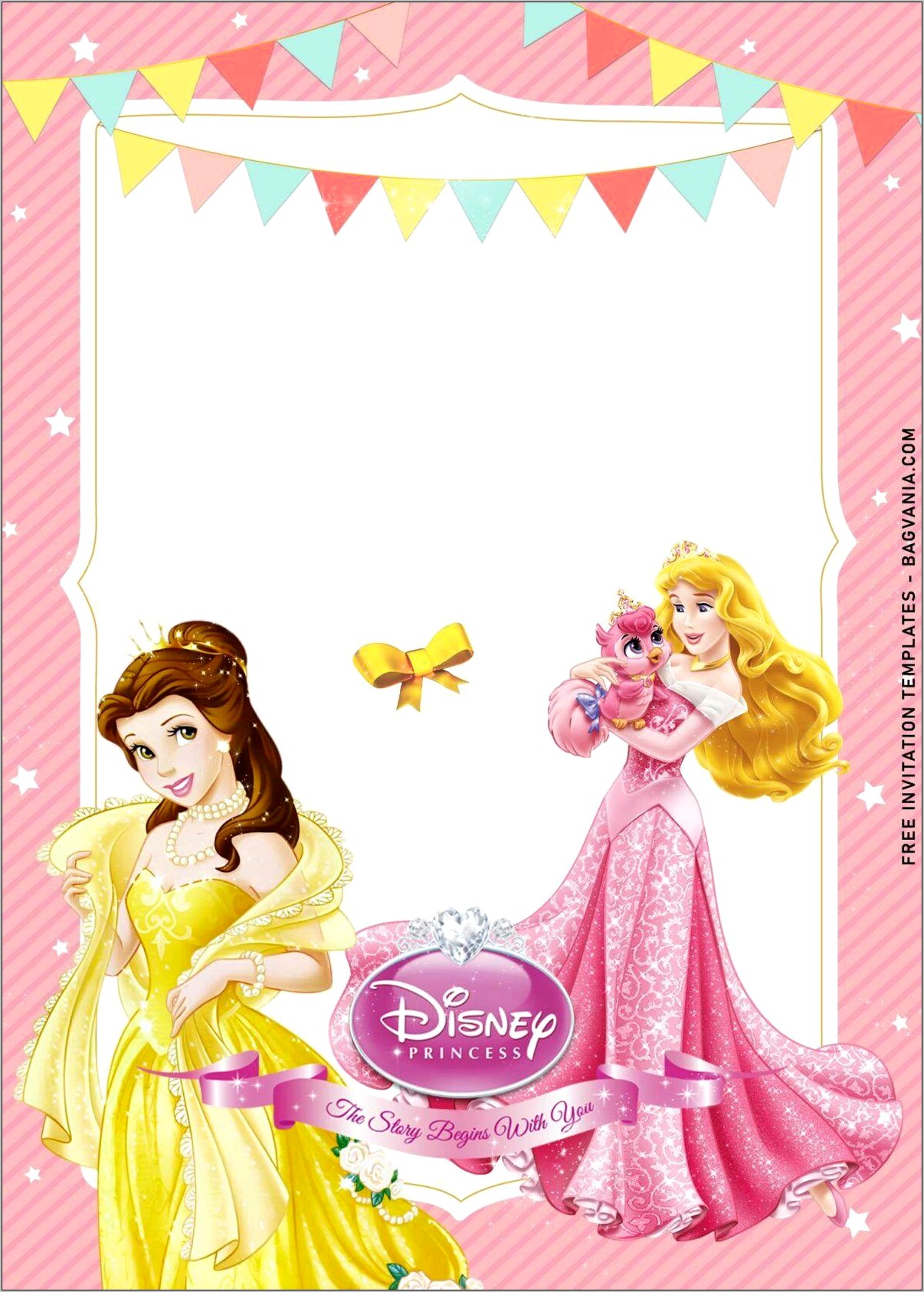 Princess And Prince Party Invitations Templates Free