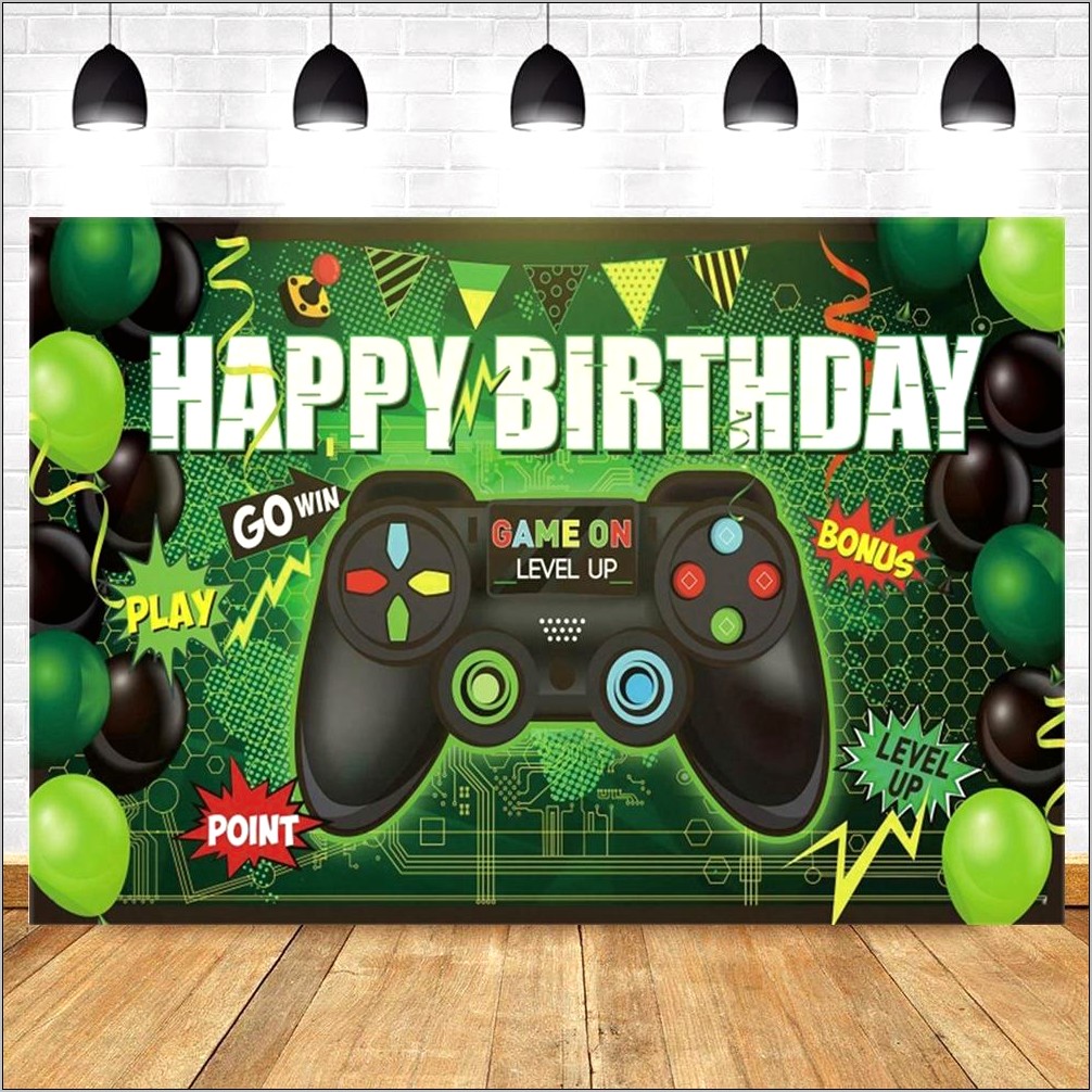 Print Xbox Birthday Party Invitations Free Template