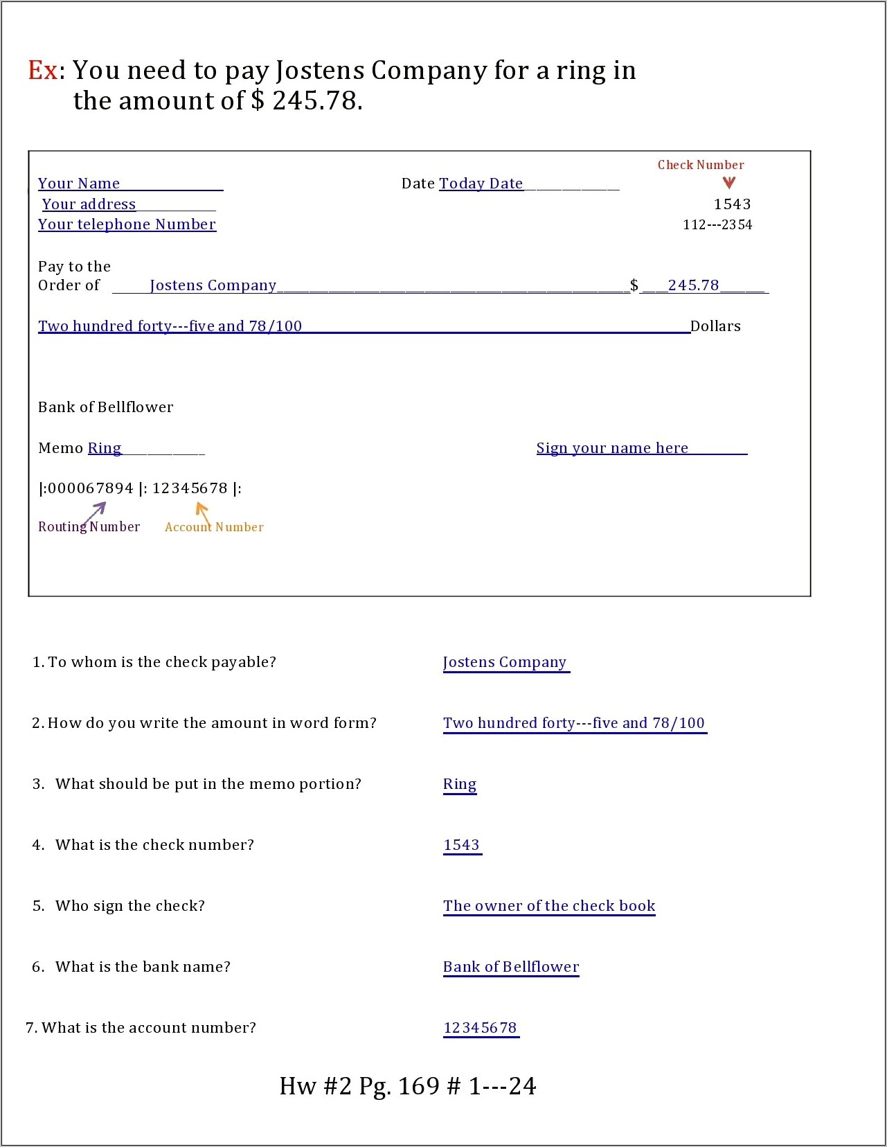 Print Your Own Business Checks Free Template