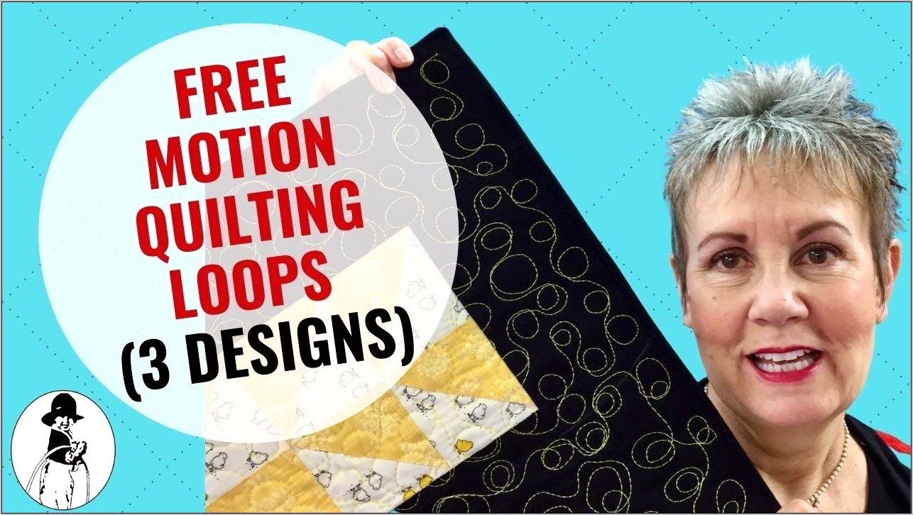 Printable Free Motion Quilting Templates Pratice Sheets