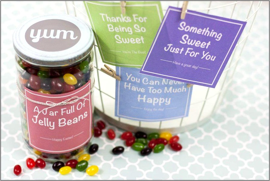 Printable Stress Candy Jar Labels Template Free