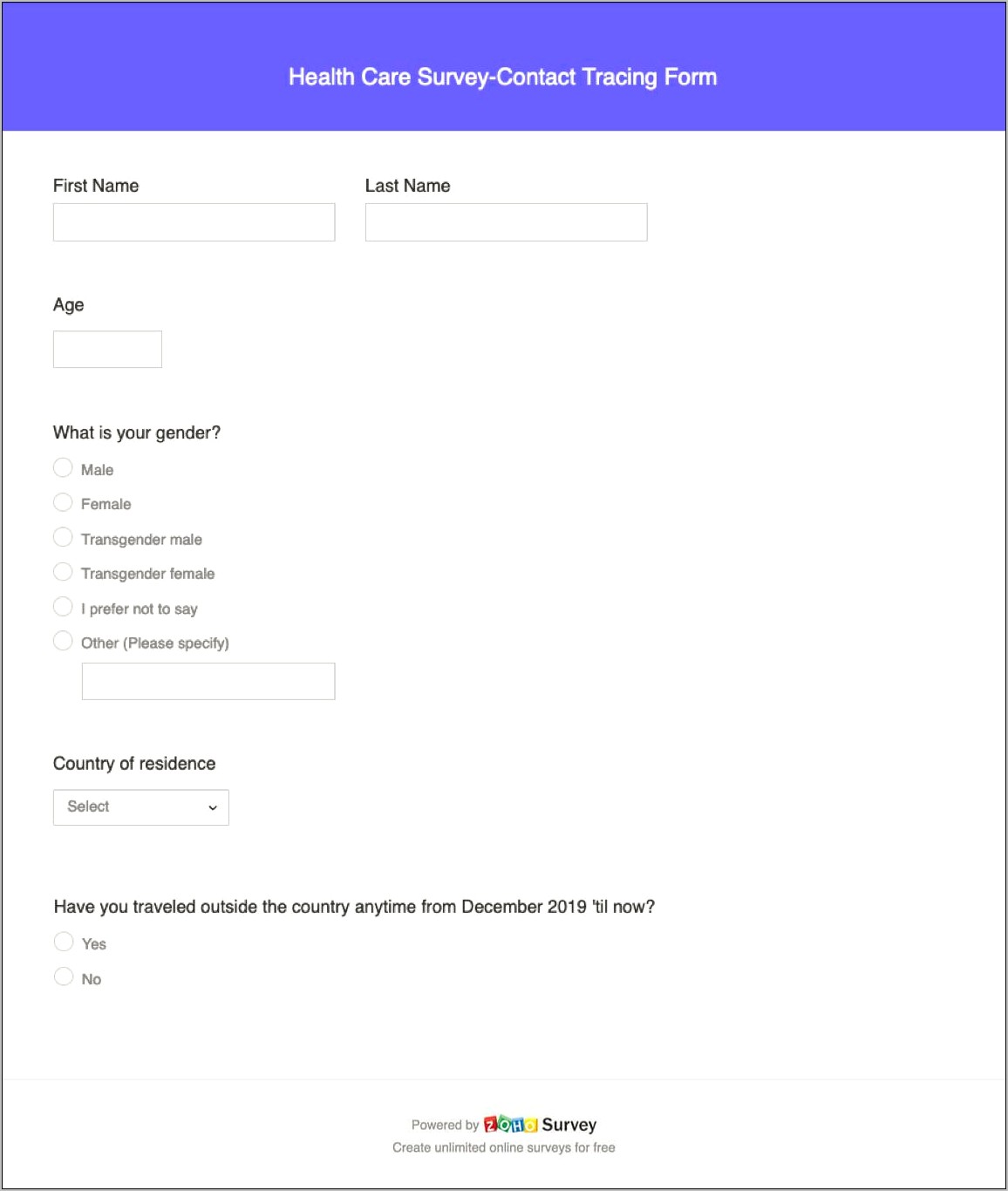 Printed Contact Form Template Free Download