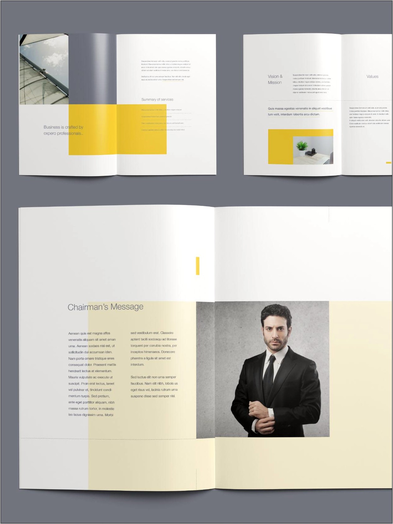 Printing Company Profile Design Template Free Download