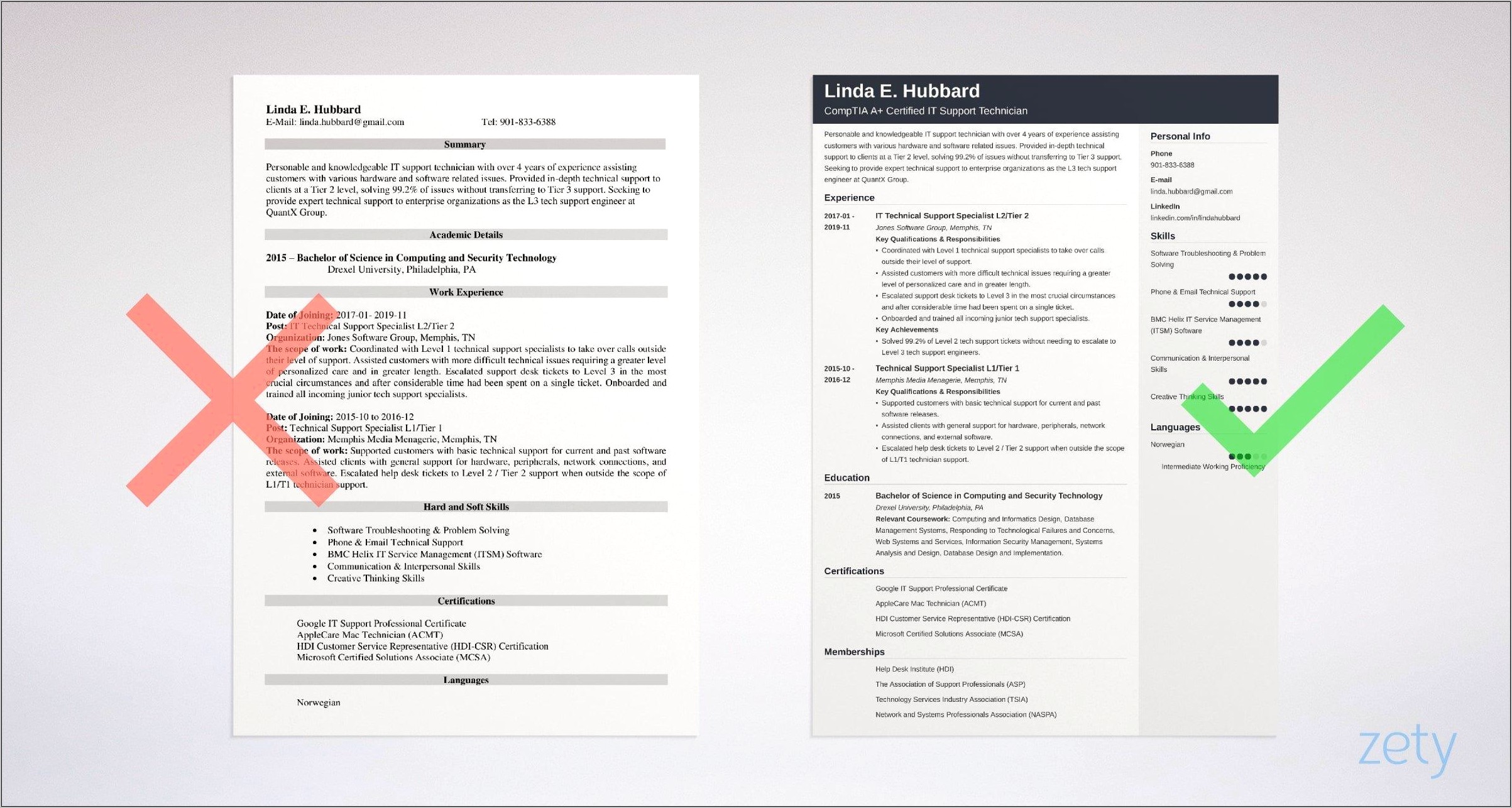 Product Support Engineer Sample Resume