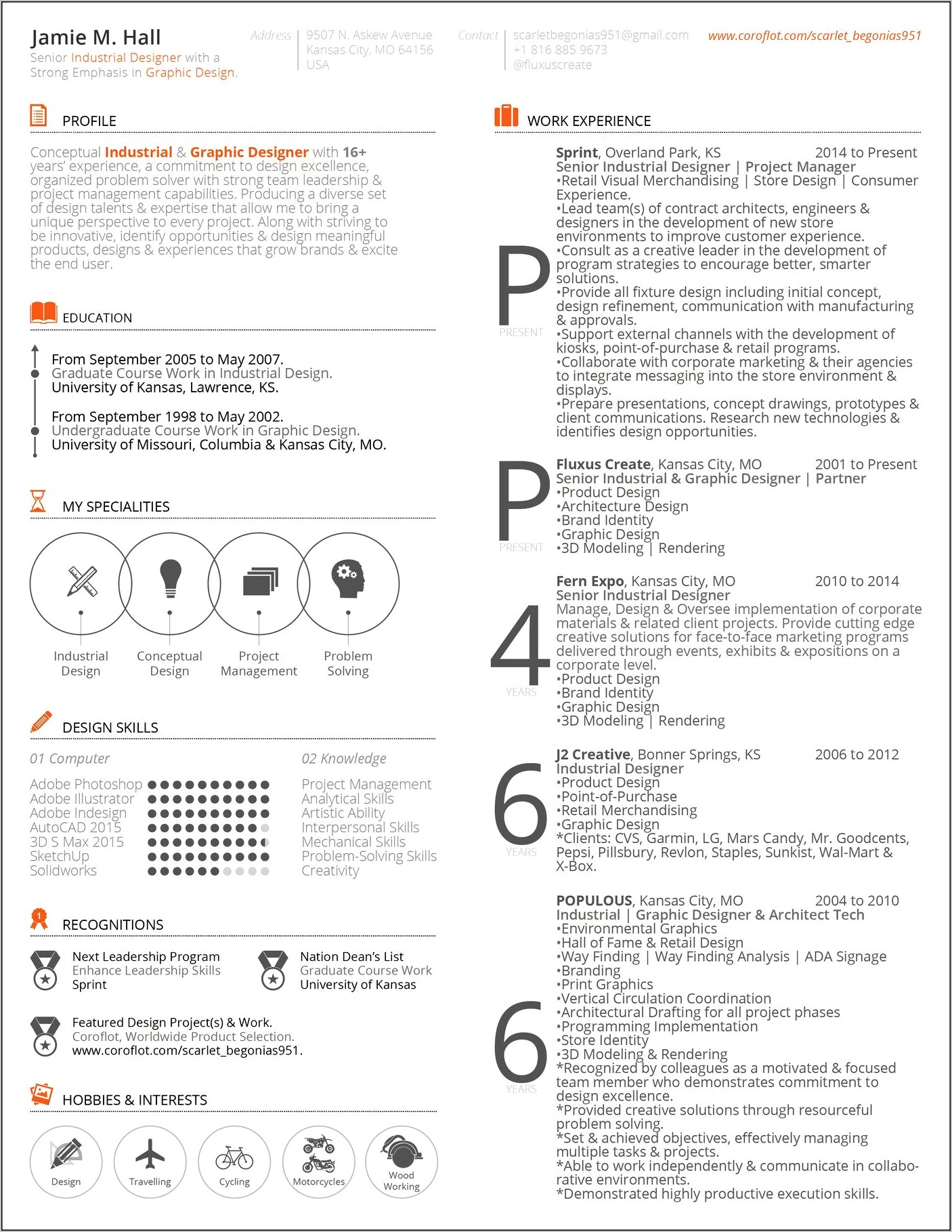 Production Design Skills For Resume