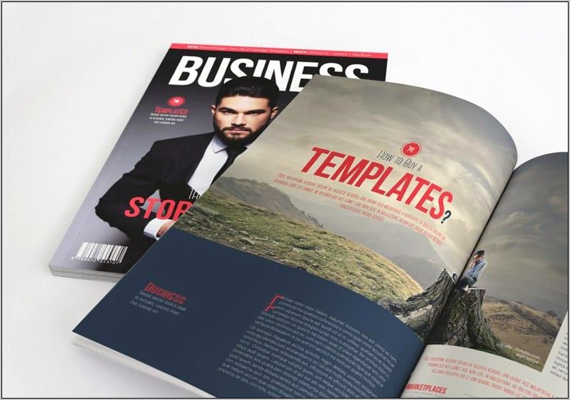 Professional Business Magazine Indesign Template Download