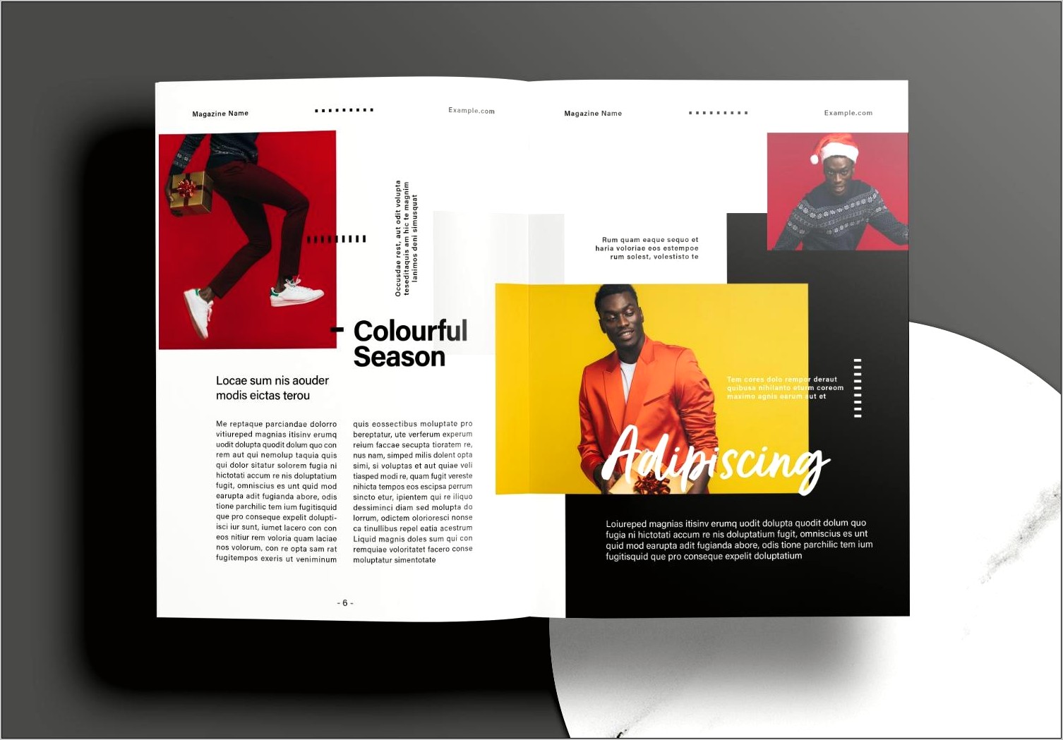 Professional Business Magazine Indesign Template Free Download