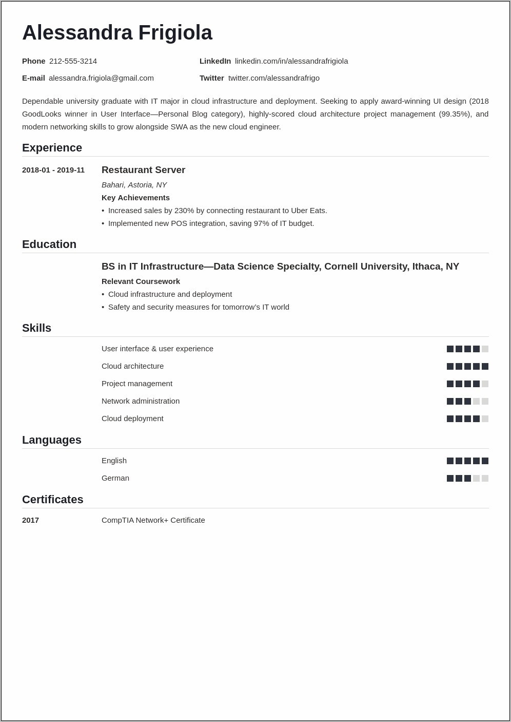 Professional Customer Service Resume Objective