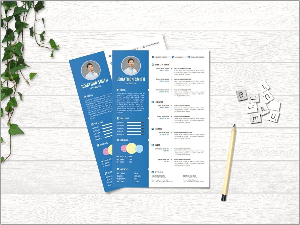 Professional Cv Template Design Free Download