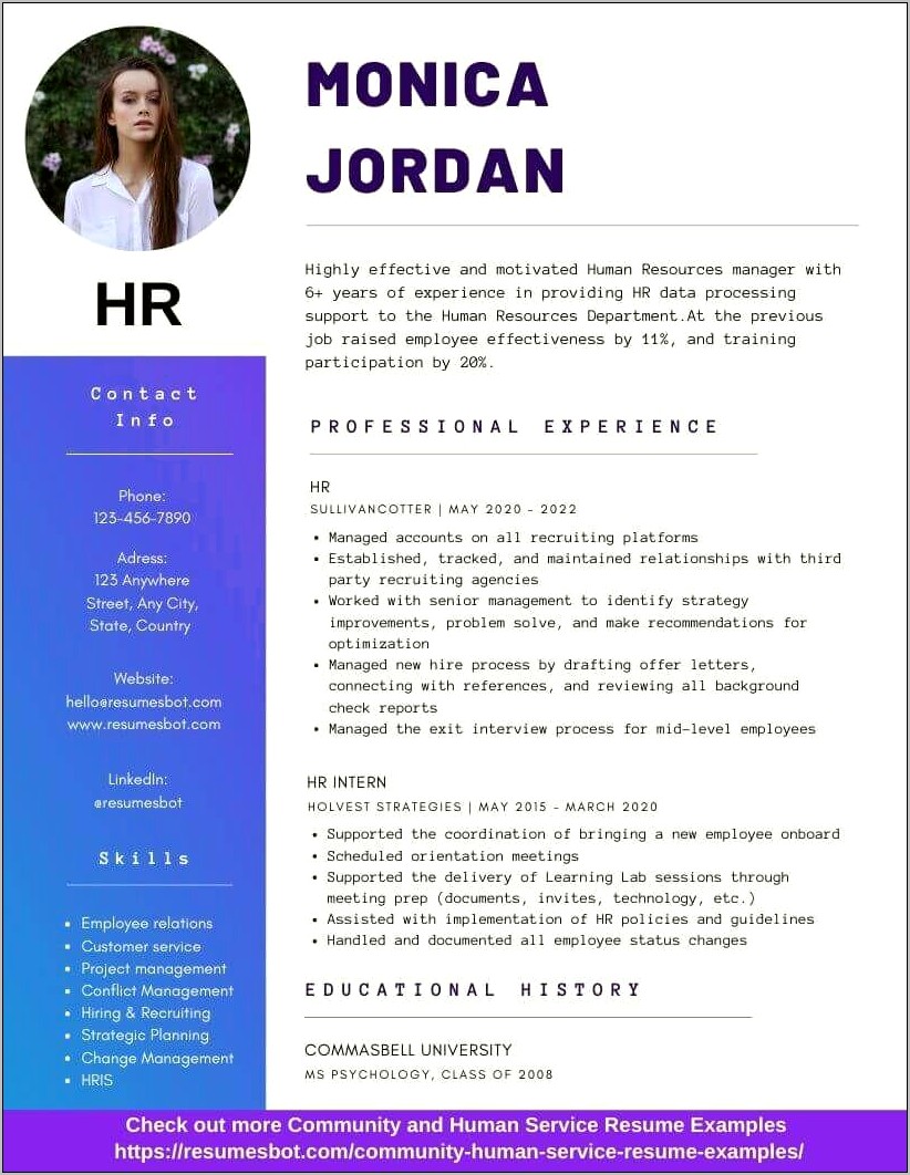 Professional Hr Generalist Resume Samples