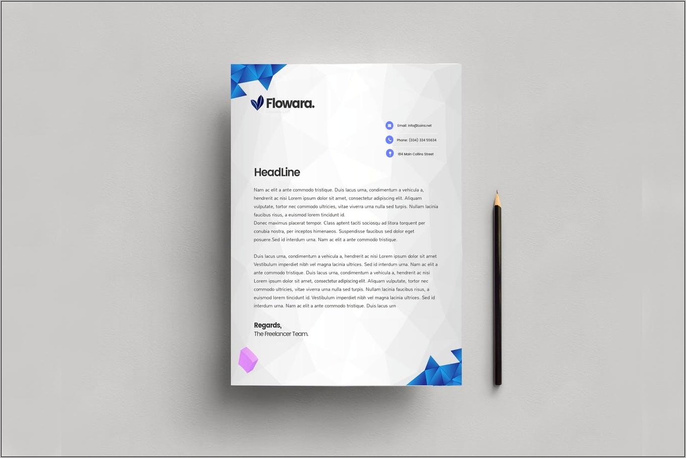 Professional Roofing Letterhead Template Free Download