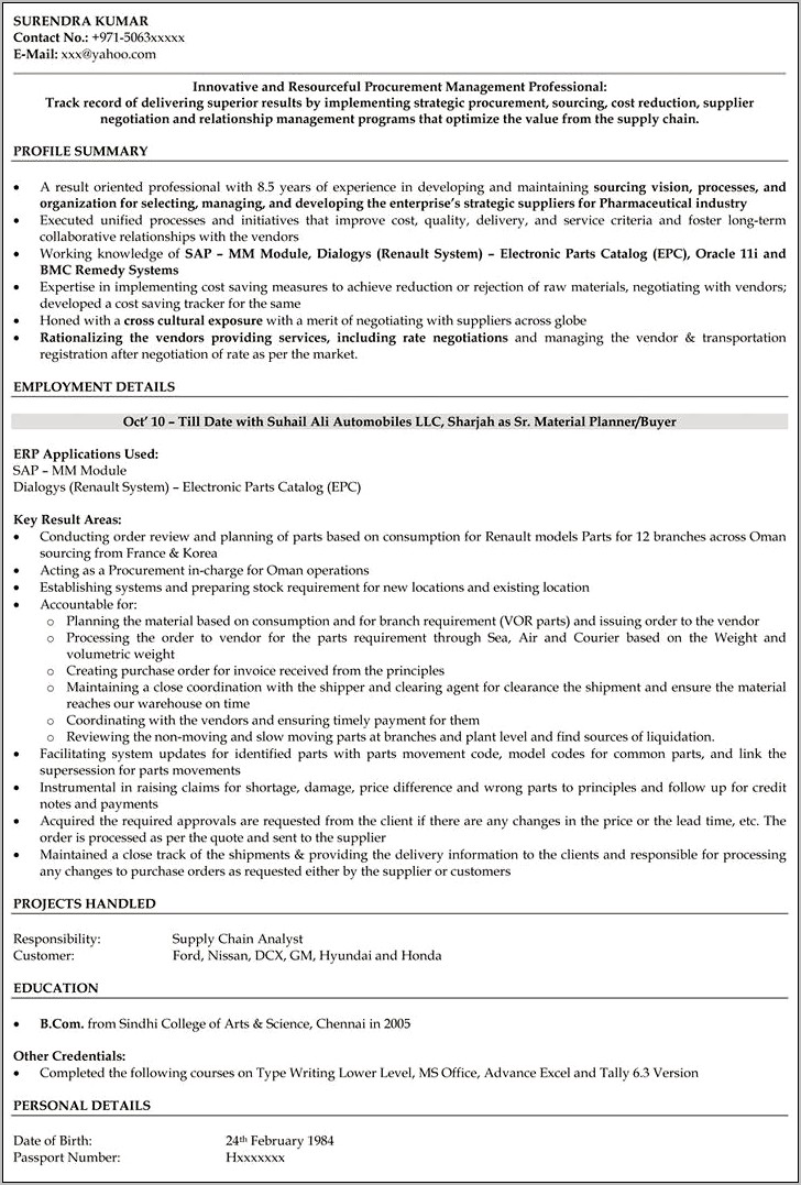 Professional Summary Resume Sample Engineer