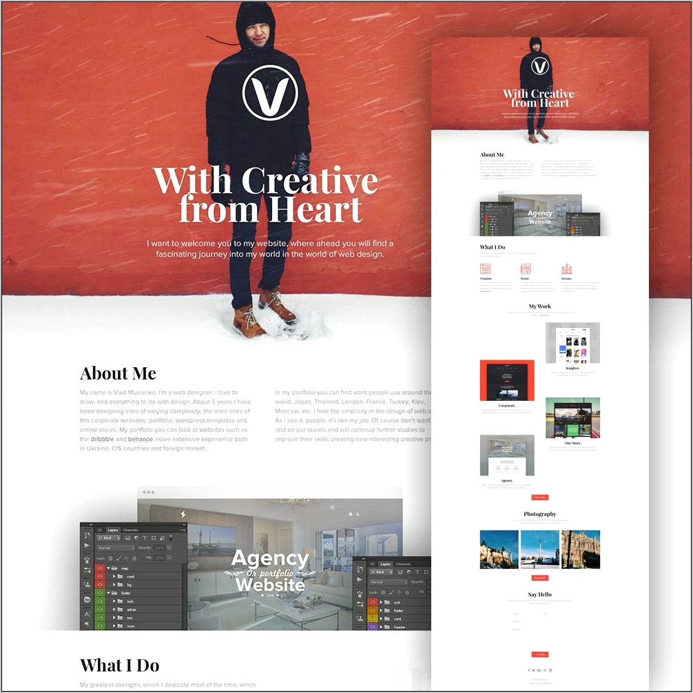 Professional Web Design Template Free Download