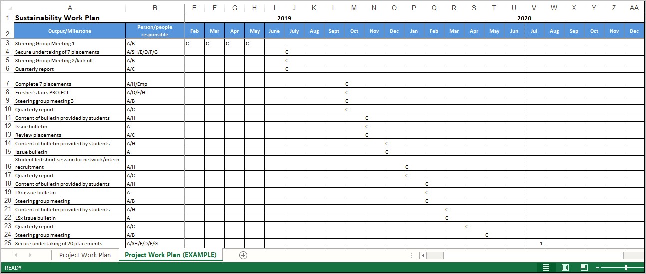 Project Management Plan Template Excel Download