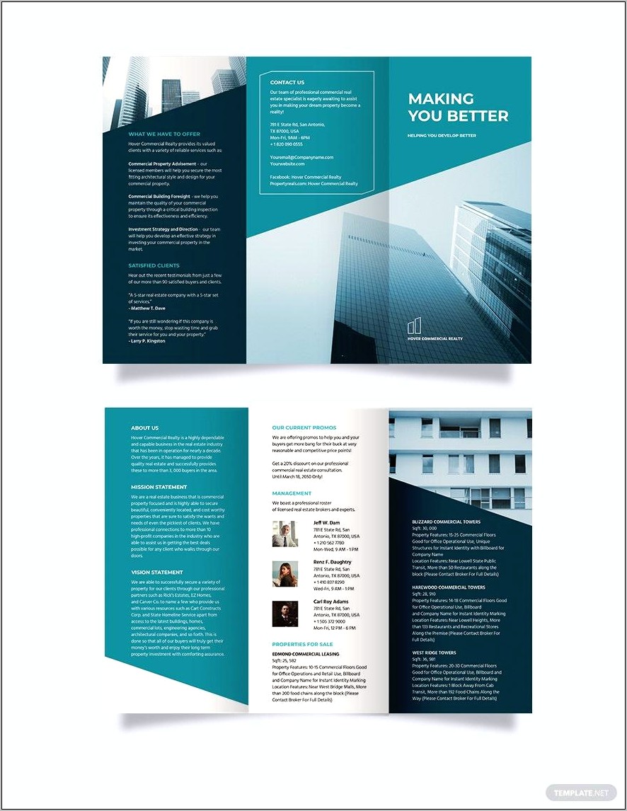 Property Brochure Design Templates Free Download