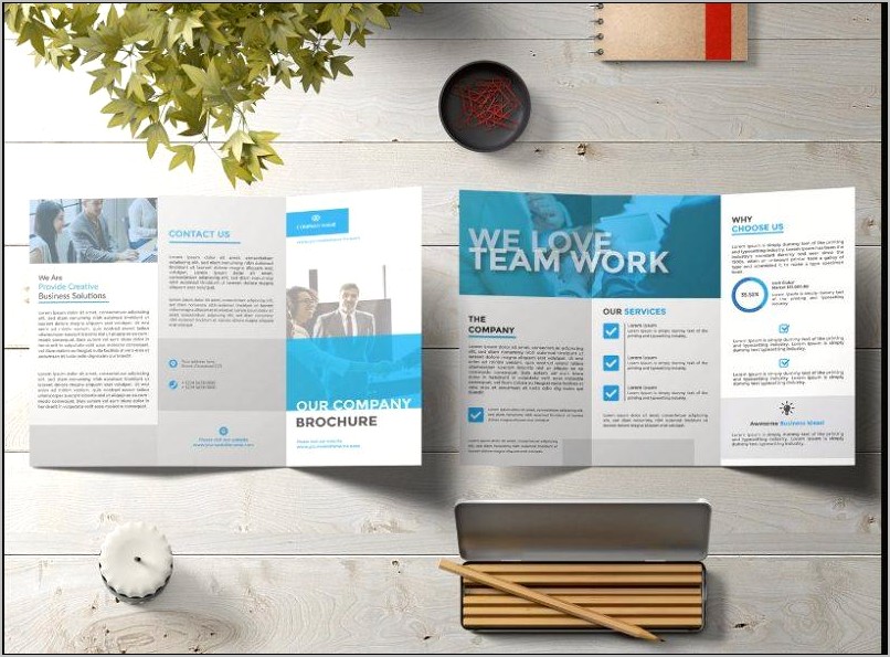 Psd Brochure Holder Mockup Template Free Download