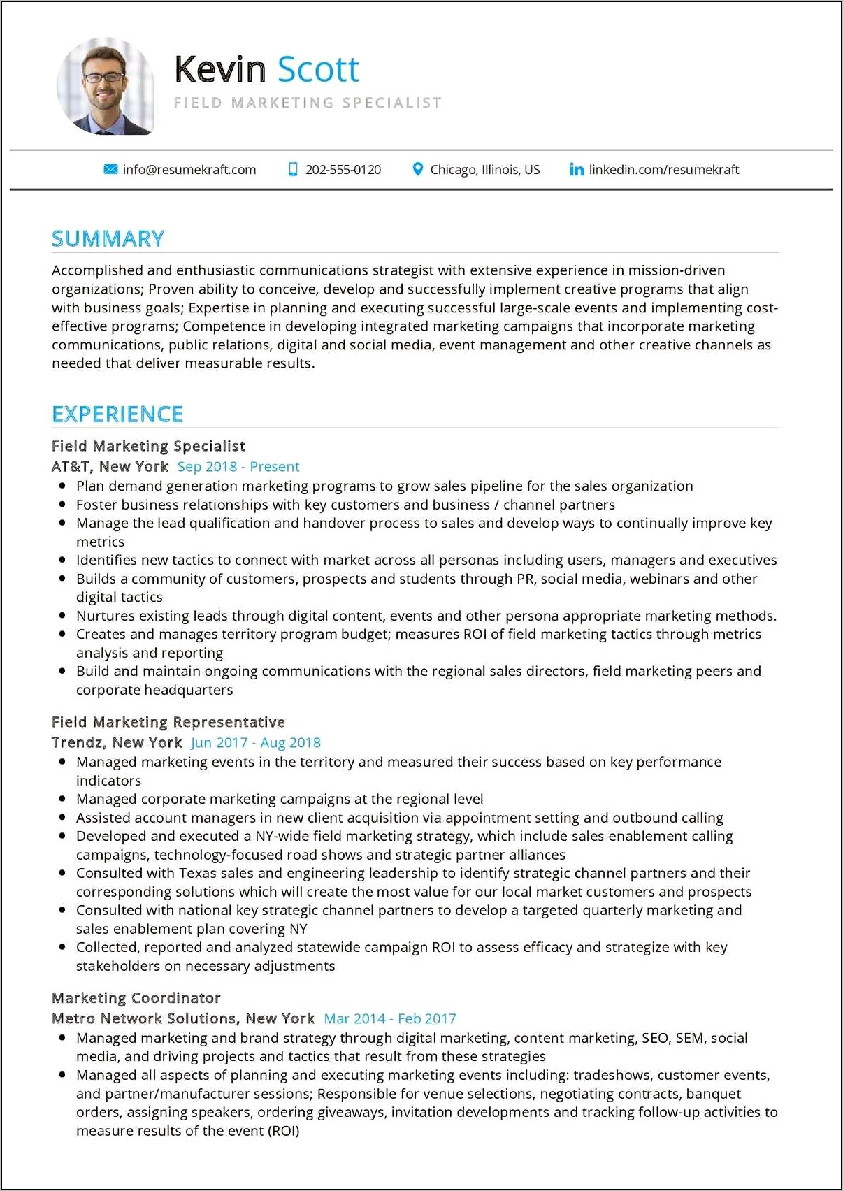 Public Relations Consultant Resume Sample