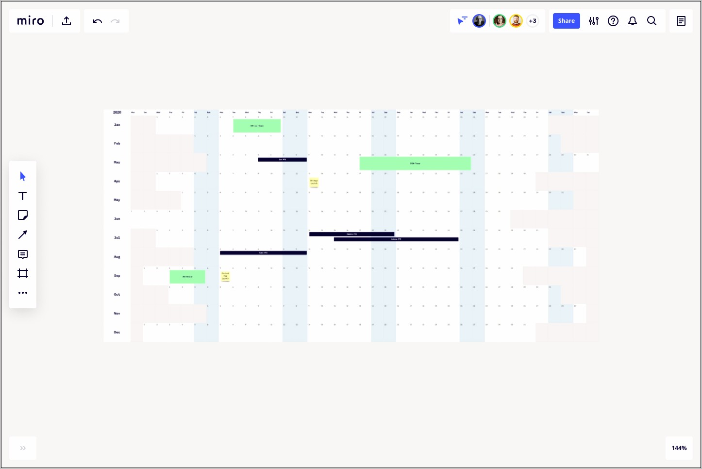 Quarterly Social Media Calendar Template Download