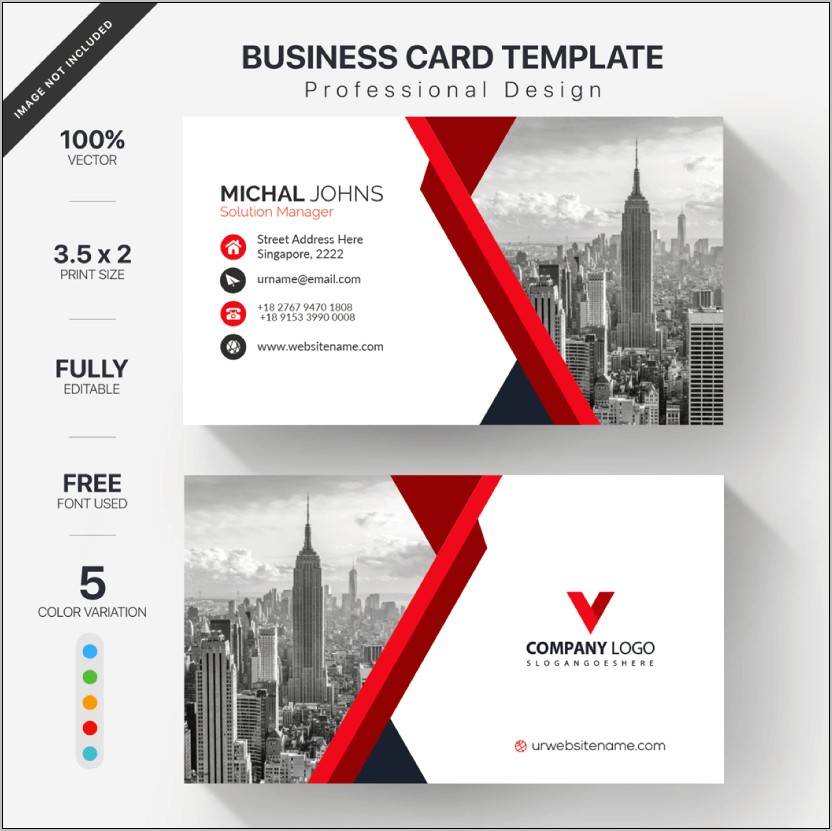 Quick And Easy Free Template Download Buiness Cards