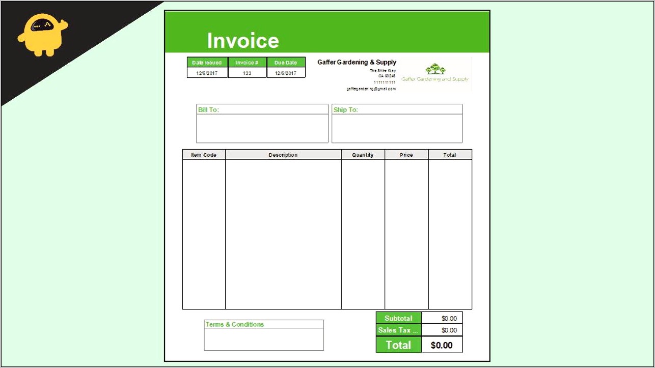 Quickbooks Online Download Sample Invoice Templates