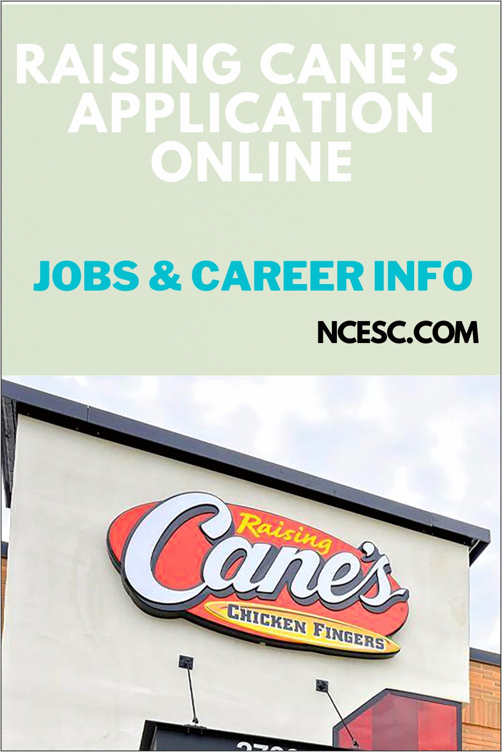 Raising Canes Job Description Resume