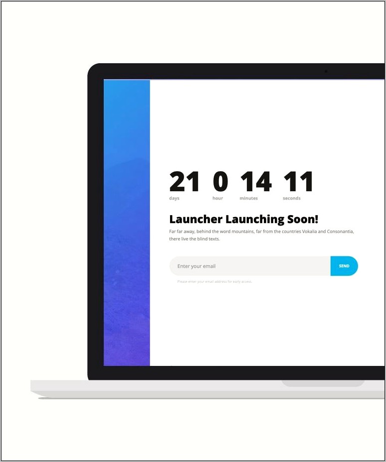 Rapide Landing Page Coming Soon Template Free Download