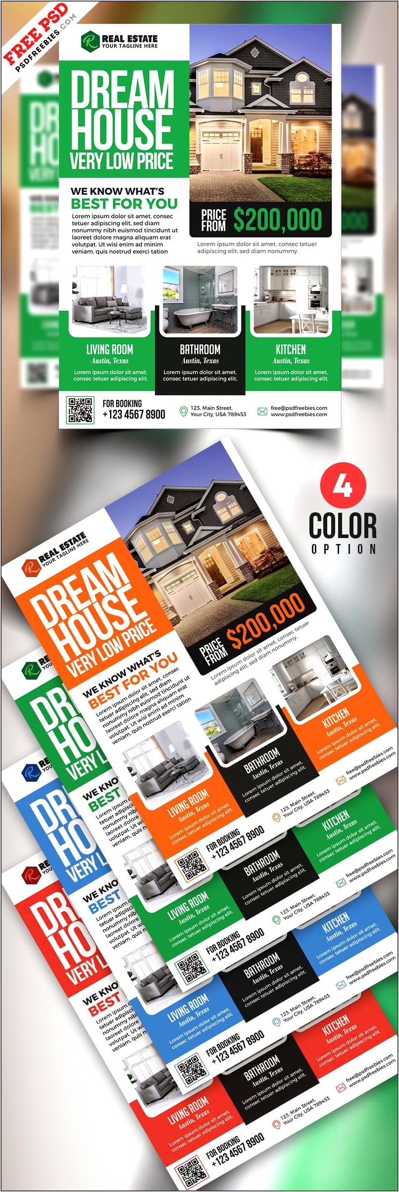 Real Estate Flyer Psd Template Free Download