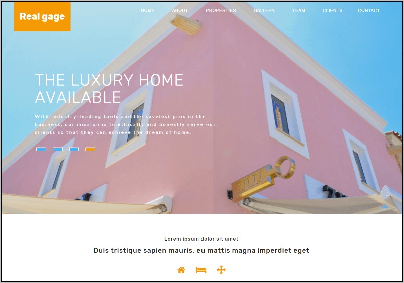 Real Estate Html Css Template Free Download