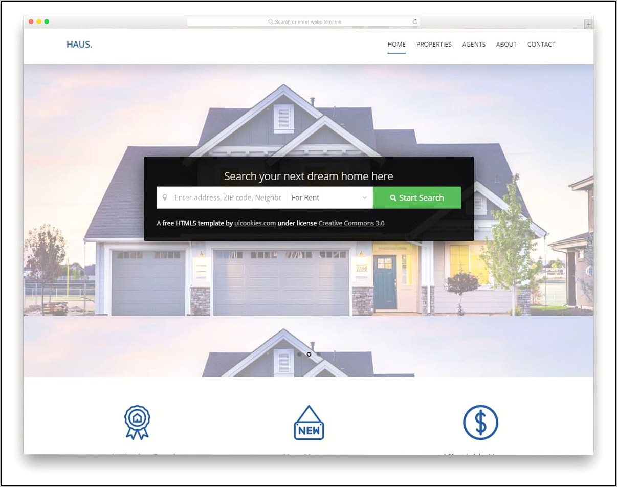 Real Estate Html Responsive Template Free Download