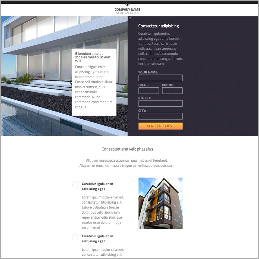 Real Estate Html5 Responsive Template Free Download