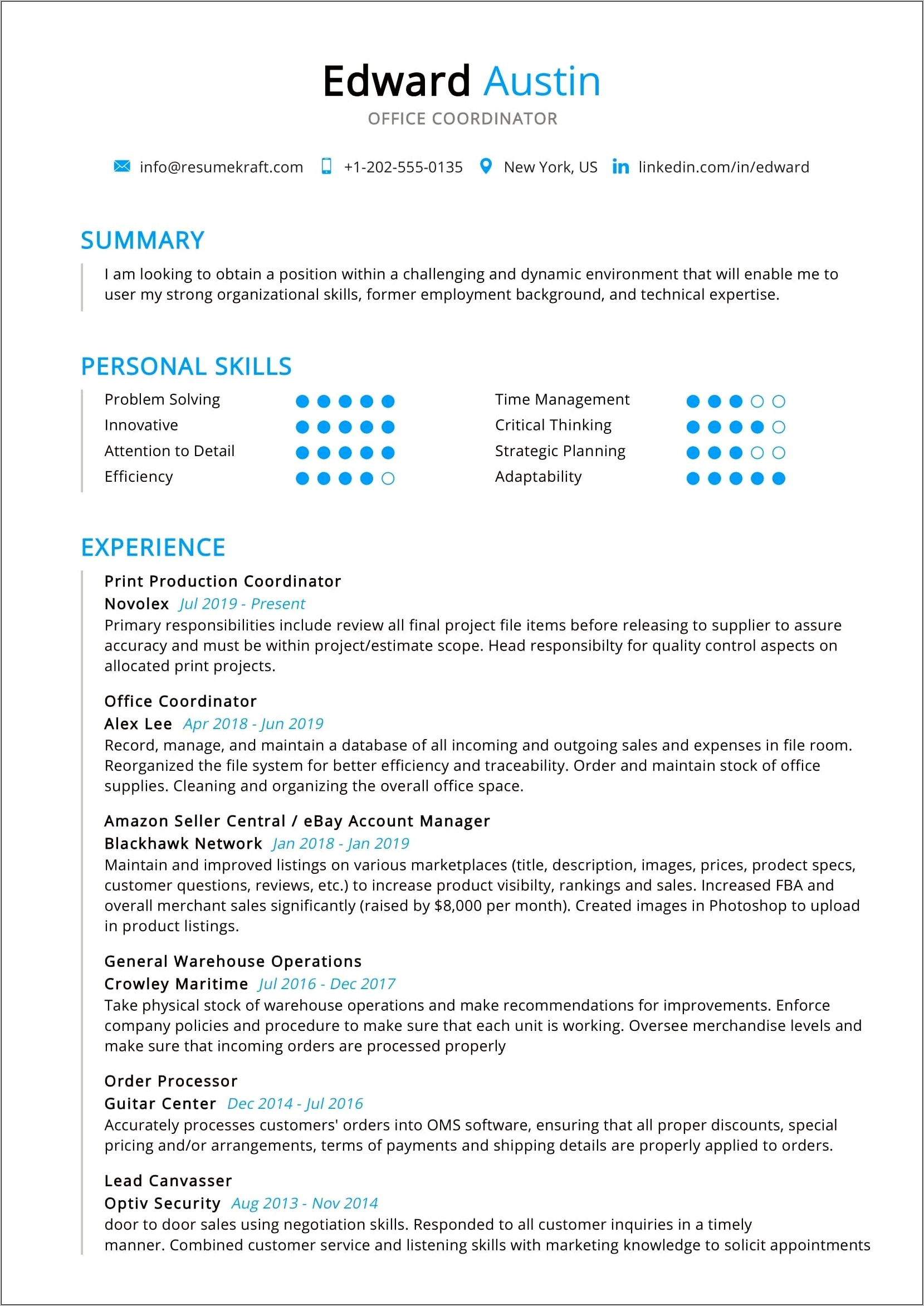 Receptionist Terms For Resume Sample