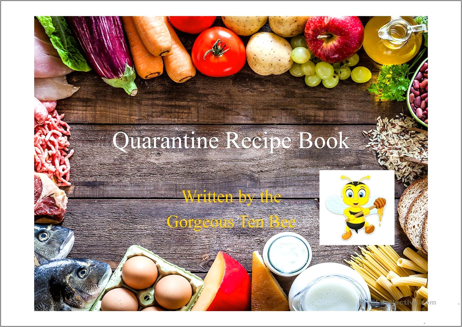 Recipe With Nutrition Full Page Template Free