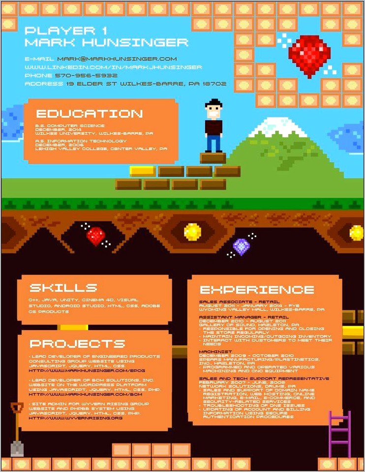 Release Game For Free Resume