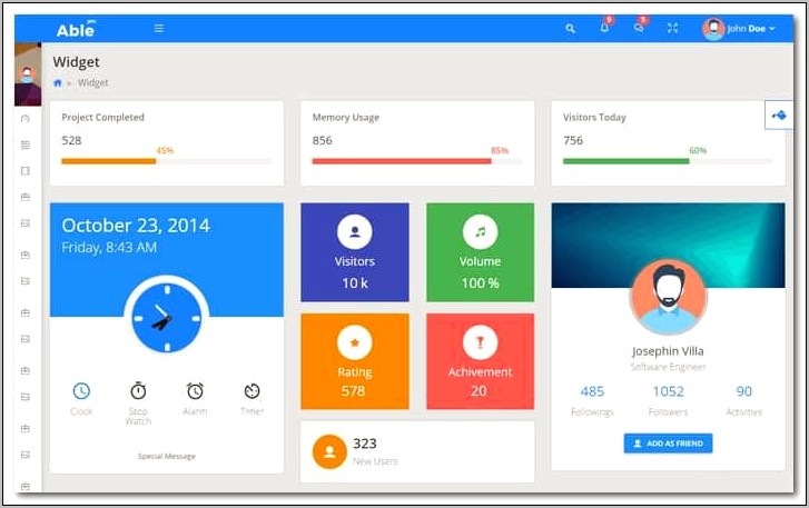 Remark Responsive Bootstrap Admin Template Free Download