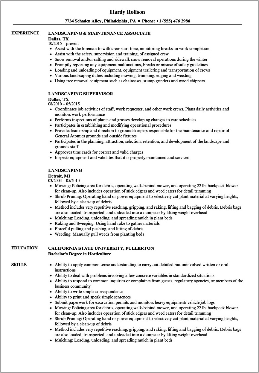 Removing Job Title From Resume