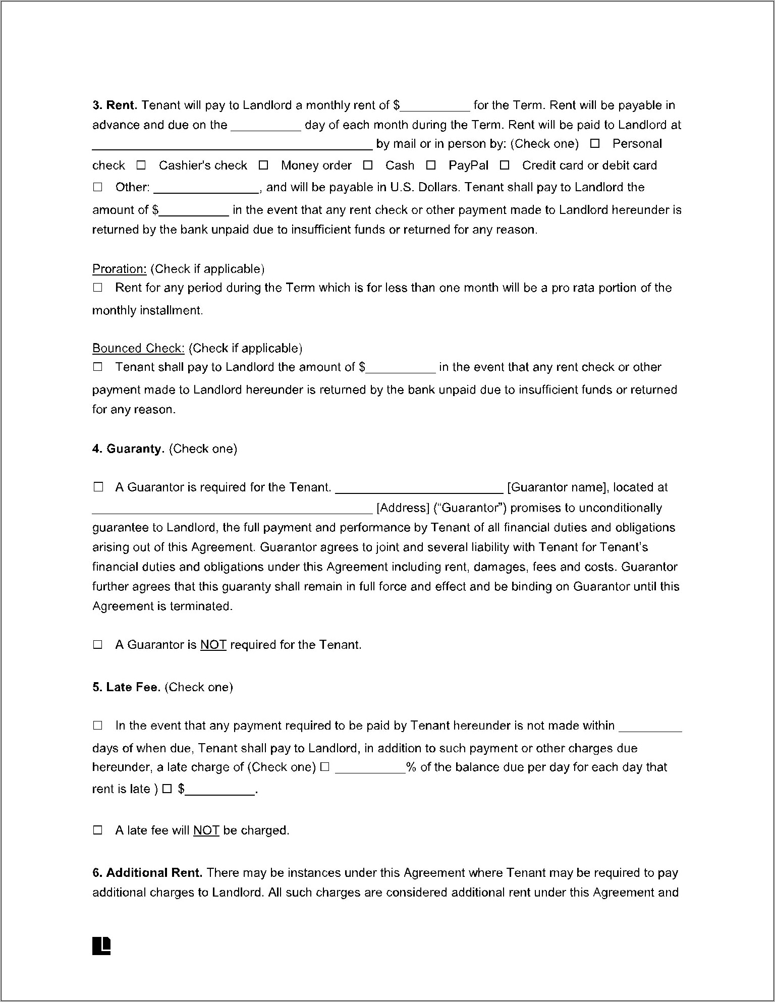 Rent To Own Contract Template Doc Free