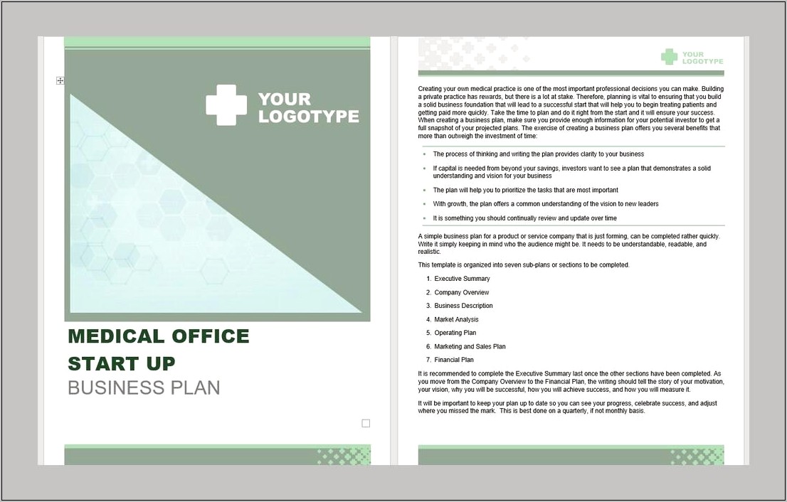 Rental Property Business Plan Template Word Free