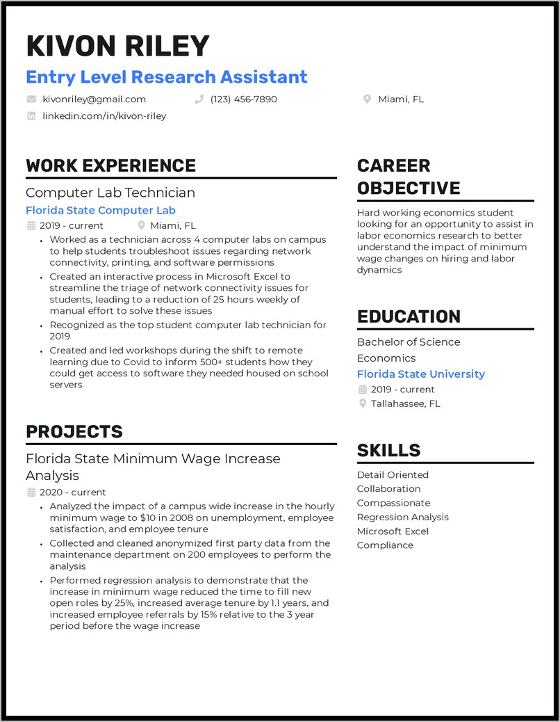 Research Coordinator Skills On Resume