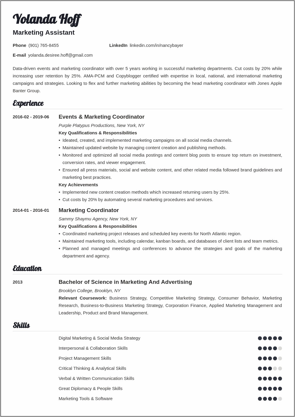 Research Sstudy Coordinator Resume Examples