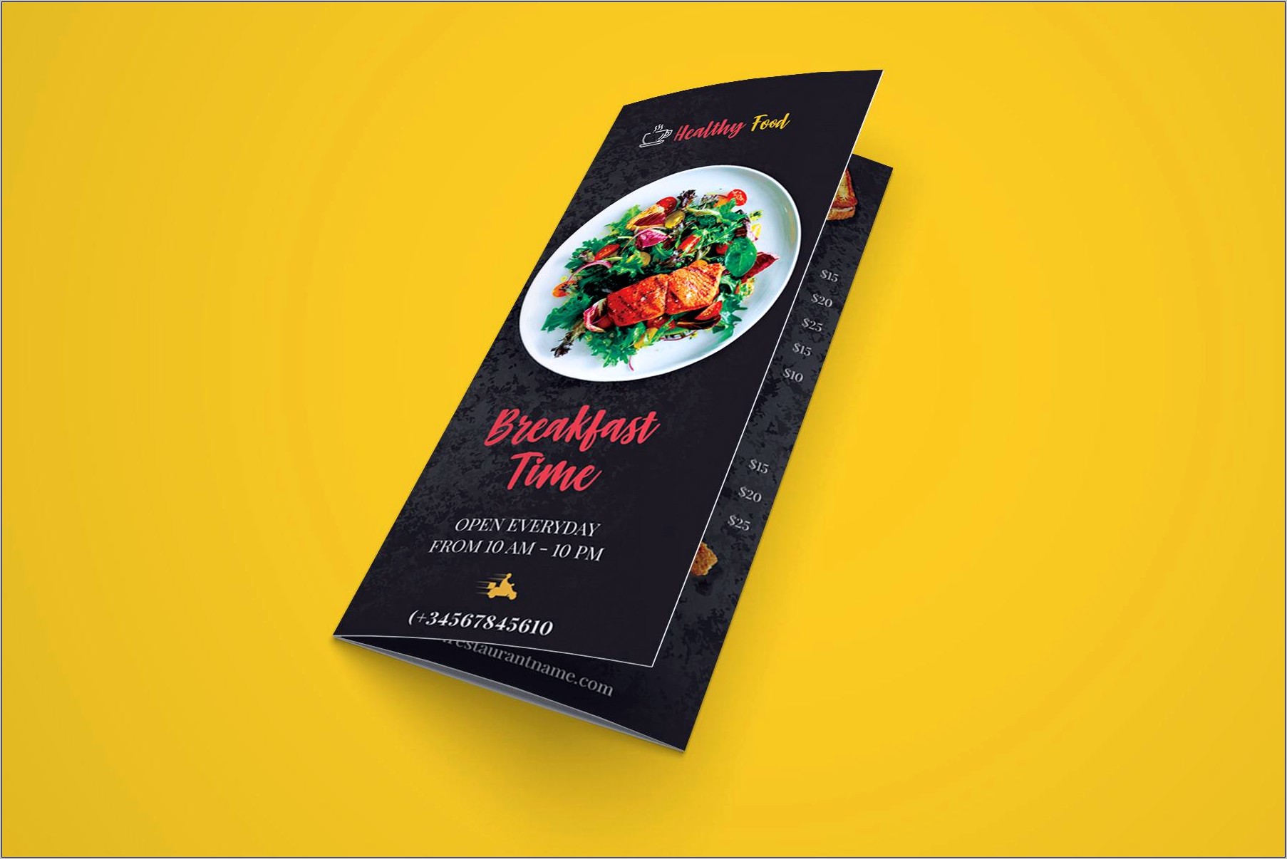 Restaurant Menu Brochure Design Template Free Download