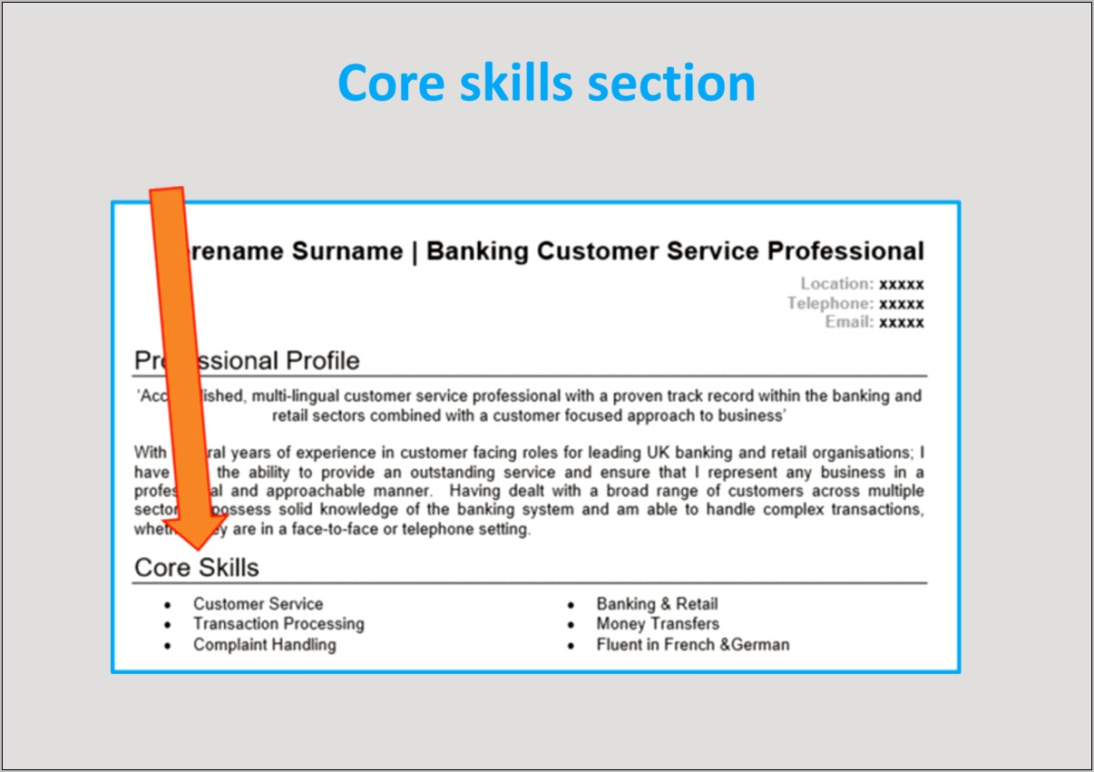 Resume Broad Range Of Skills