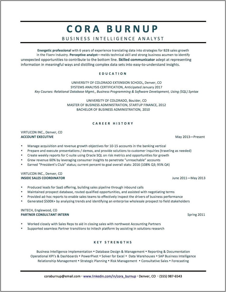 Resume Changing Jobs Under Year