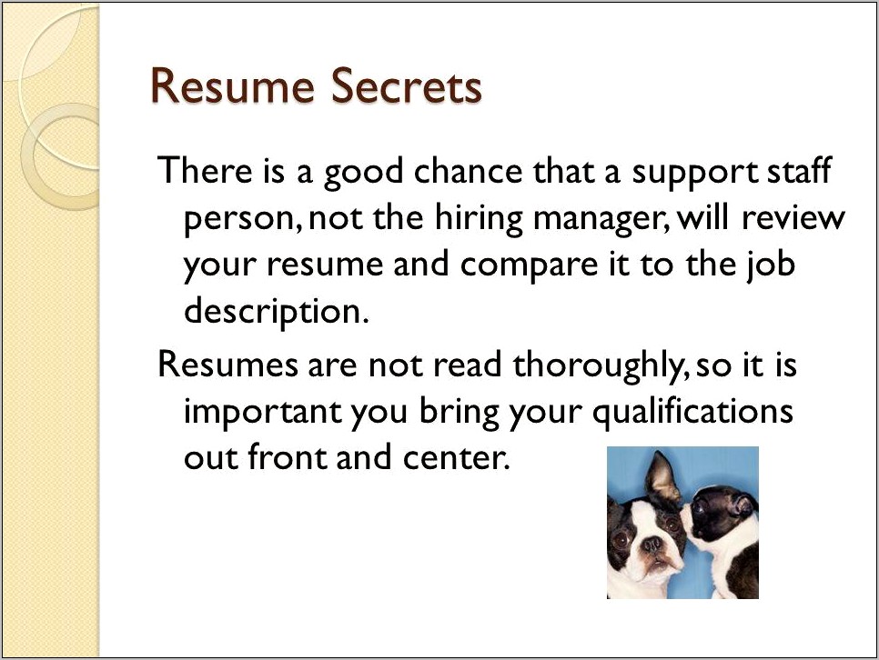 Resume Compare To Job Description