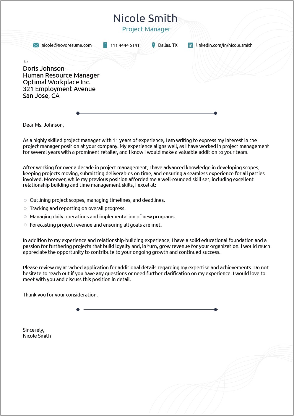 Resume Cover Letter Introduction Sample