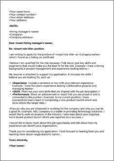 Resume Cover Letter Sample Letter