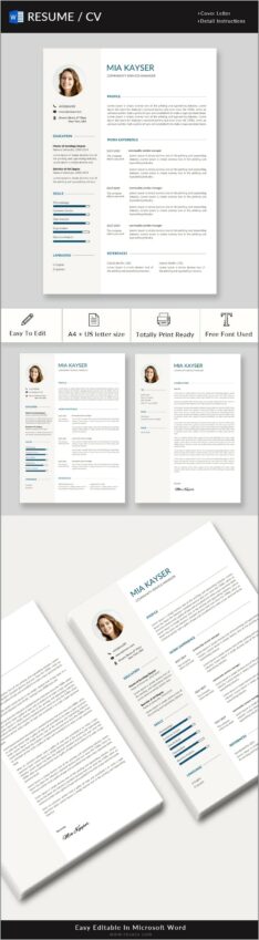 Resume Cover Letter Service Manager