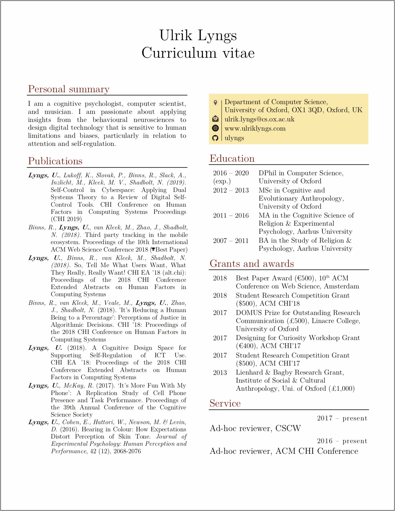 Resume Examples 2018 For Students