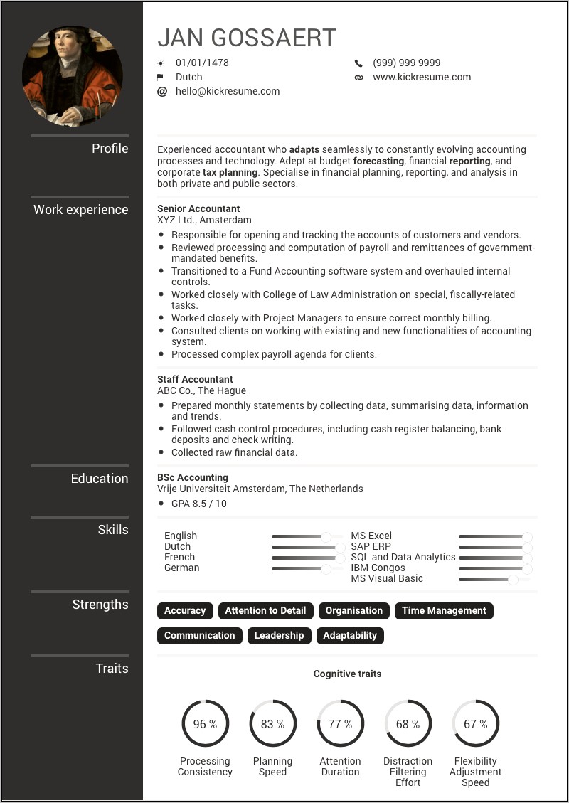 Resume Examples For Mid Career