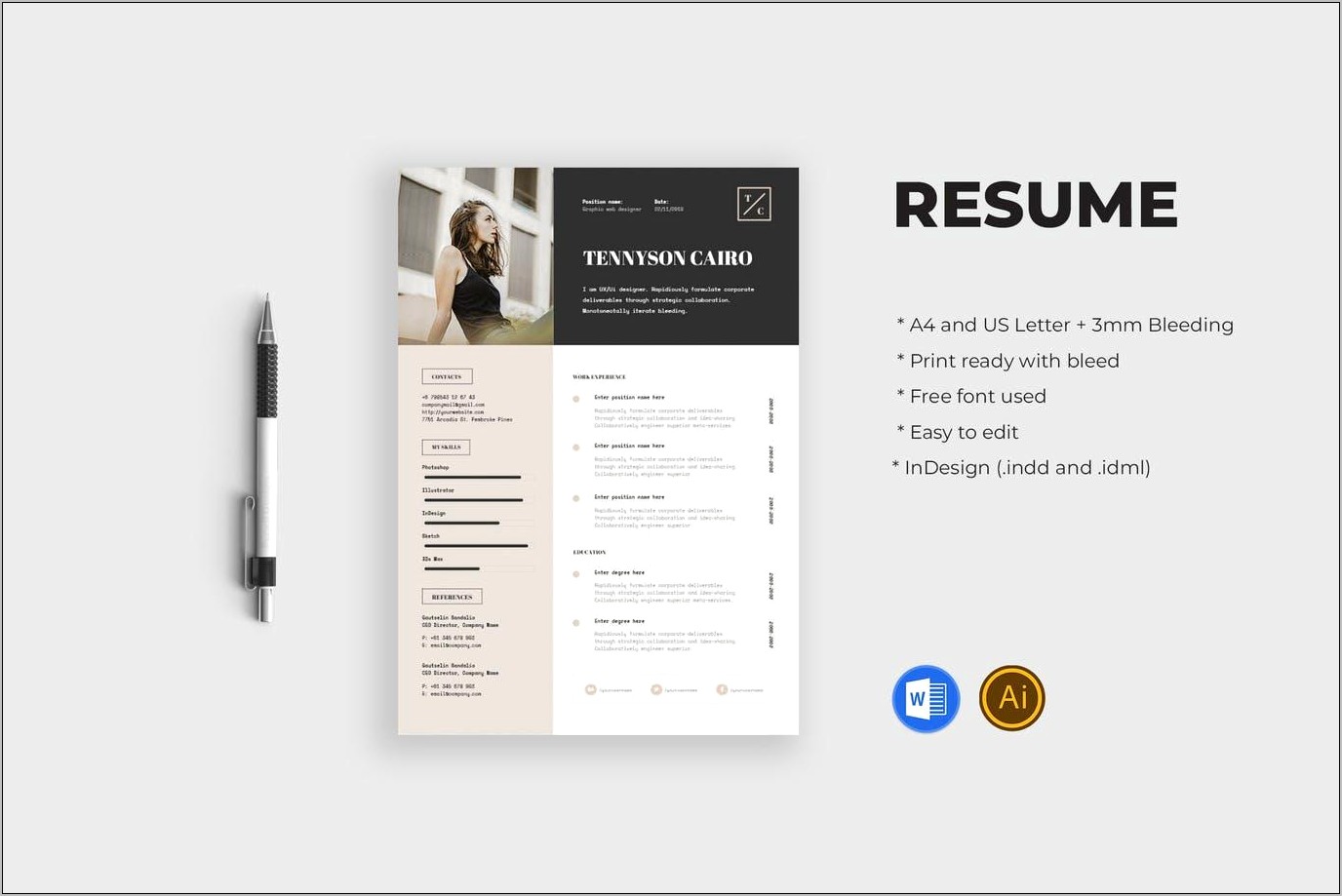 Resume Examples For Printing Job