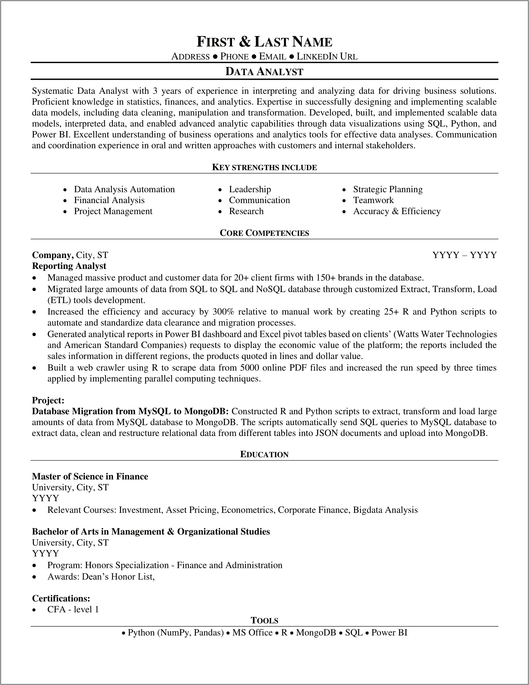 Resume Examples With Linkedin Url